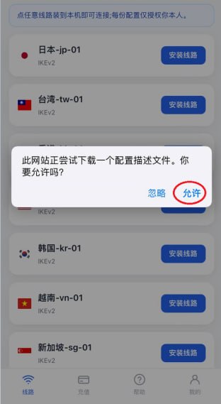 允许描述文件